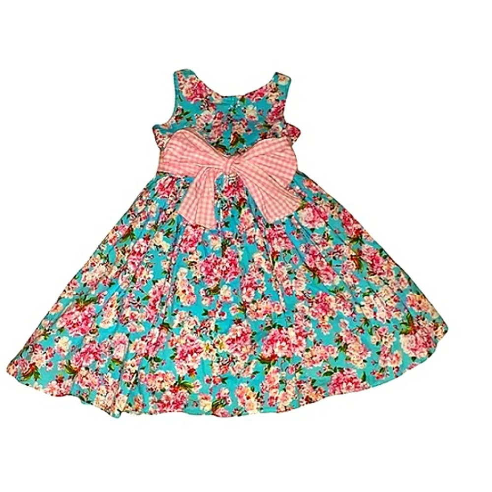 - - ***SWEET HEART ROSE FLOWERED DRESS - Picture 3 of 9